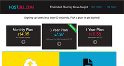 Desktop Screenshot of hostjill.com